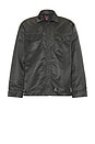 view 1 of 4 Long Sleeve Flight Overshirt in Charcoal