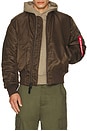 view 1 of 8 Alpha MA-1 Flight Jacket in Espresso