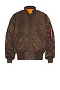 view 3 of 8 Alpha MA-1 Flight Jacket in Espresso