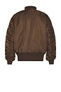 view 5 of 8 Alpha MA-1 Flight Jacket in Espresso