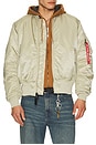 view 6 of 7 Alpha MA-1 Flight Jacket in Mineral