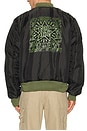 view 6 of 9 x Keith Haring MA-1 Reversible Jacket in Sage