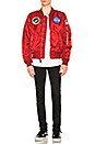 view 6 of 6 BLOUSON BOMBER NASA in Commander Red