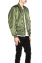 view 3 of 10 MA-1 Blood Chit Bomber Jacket in Sage