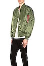 view 4 of 10 MA-1 Blood Chit Bomber Jacket in Sage