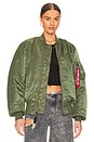 view 1 of 7 MA-1 Blood Chit Bomber Jacket in Sage