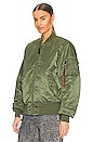 view 4 of 10 MA-1 Blood Chit Bomber Jacket in Sage