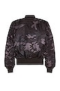 view 4 of 5 КУРТКА MA-1 in Black Woodland Camo