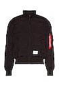 view 1 of 4 MA-1 Quilted Flight Jacket in Black