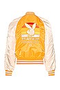 view 1 of 3 Playboy Bunny Retro Logo Bomber in Golden Yellow