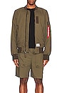 view 5 of 6 L-2B Ctn Gen II Flight Jacket in OG-107 Green