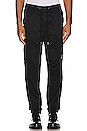 view 1 of 5 Cotton Jogger in Black