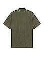 view 2 of 4 Short Sleeve Washed Fatigue Shirt Jacket in Og-107 Green