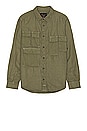 view 1 of 3 Long Sleeve Multi Pocket Shirt in Og-107 Green