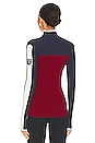 view 3 of 4 Ali Half-Zip Sweater in Deep Red