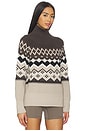 view 2 of 4 Leighton Mock Neck Ski Sweater in Coffee