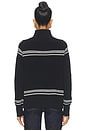 view 3 of 4 Alora Mock Neck Ski Sweater in Black
