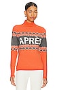 view 1 of 4 Aurora Mock Neck Sweater in Tangerine