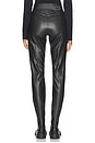 view 4 of 6 PANTALÓN GENEVA in Black Faux Leather