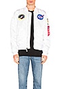 view 1 of 5 L 2B Nasa Bomber in White
