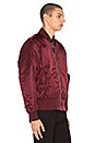 view 3 of 5 MA 1 Bomber Jacket in Maroon