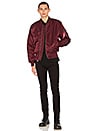 view 5 of 5 MA 1 Bomber Jacket in Maroon