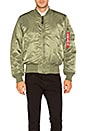 view 1 of 7 MA 1 Blood Chit Bomber Jacket in Sage