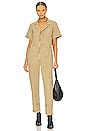 view 1 of 4 Patch Pocket Coverall Jumpsuit in Vintage Khaki