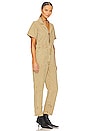 view 2 of 4 Patch Pocket Coverall Jumpsuit in Vintage Khaki