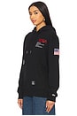 view 3 of 5 Nasa Worm Logo Hoodie in Black