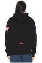 view 4 of 5 Nasa Worm Logo Hoodie in Black