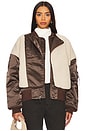 view 1 of 5 B-15 Sherpa Hybrid Jacket in Chocolate