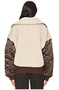 view 4 of 5 B-15 Sherpa Hybrid Jacket in Chocolate