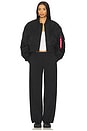 view 5 of 5 Ma-1 Cropped Flight Jacket in Black