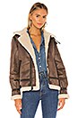 view 1 of 5 B-3 Sherpa Mod Jacket in Deep Brown