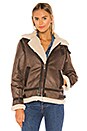 view 2 of 5 B-3 Sherpa Mod Jacket in Deep Brown