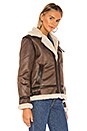 view 3 of 5 B-3 Sherpa Mod Jacket in Deep Brown