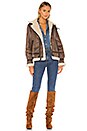 view 5 of 5 B-3 Sherpa Mod Jacket in Deep Brown