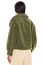 view 3 of 4 BLOUSON IMITATION FOURRURE UTILITY in Sage & Emergency Orange