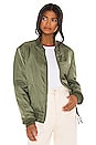 view 2 of 5 BLOUSON BOMBER L-2B in Light Cream & Sage Lining