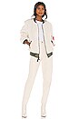 view 5 of 5 BLOUSON BOMBER L-2B in Light Cream & Sage Lining