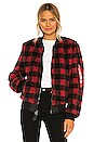 view 1 of 5 L-2b Sherpa Flight Jacket in Red Plaid