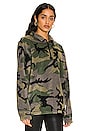 view 2 of 4 Quarter Zip Fleece Pullover in Woodland Camo