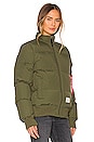 view 3 of 6 MA-1 Quilted Flight Jacket in Dark Green