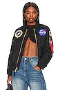 view 1 of 6 MA-1 NASA Bomber Jacket W in Black
