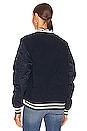 view 5 of 6 MA-1 Wool Varsity Jacket in Replica Blue