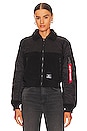 view 2 of 6 B-15 Sherpa Jacket in Black