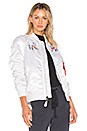 view 1 of 5 VESTE TIGRE SOUVENIR MA-1 in White