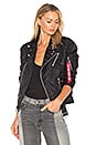 view 1 of 5 BLOUSON MOTARD OUTLAW in Black
