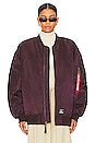 view 1 of 5 MA-1 Flight Jacket in Berry